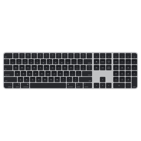 Magic Keyboard with Touch ID and Numeric Keypad for Mac models with Apple silicon US English Black Keys