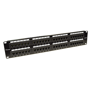 301.gif Giganet GN-10G-FTP-PP24 24-Port Unshielded keystone Patch Panel, 19-inch, 1U, Rackount, Horizontal Punch - Image 1